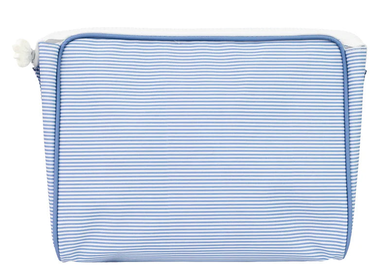 The Go Bag- Navy Mini Stripe