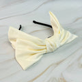 ELLISON+YOUNG: Satin Bow Crown Headband