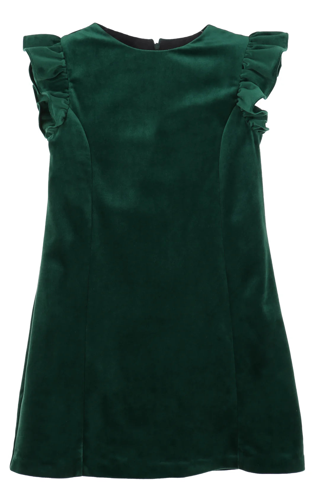 Maria Caseros Deluxe Velvet Dark Green Dress