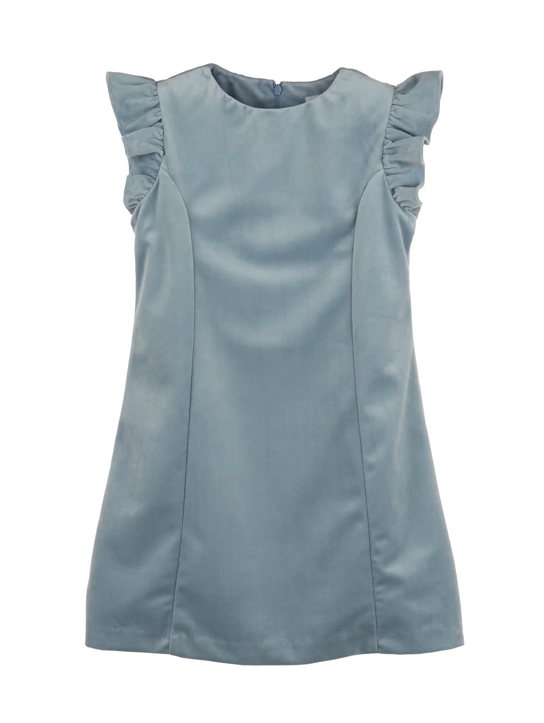 MARIA CASERO : DELUXE VELVET BLUE DRESS