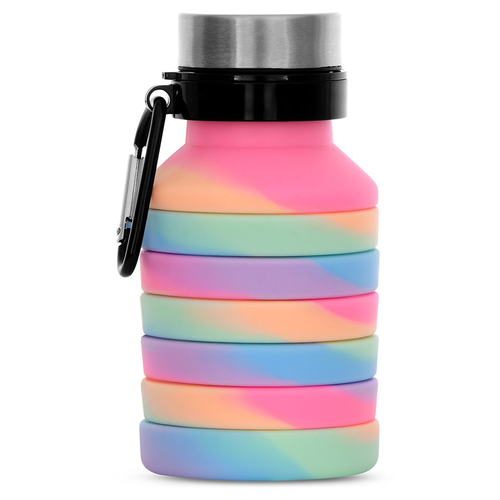 ISCREAM: Happy Stripe Collapsible Water Bottle
