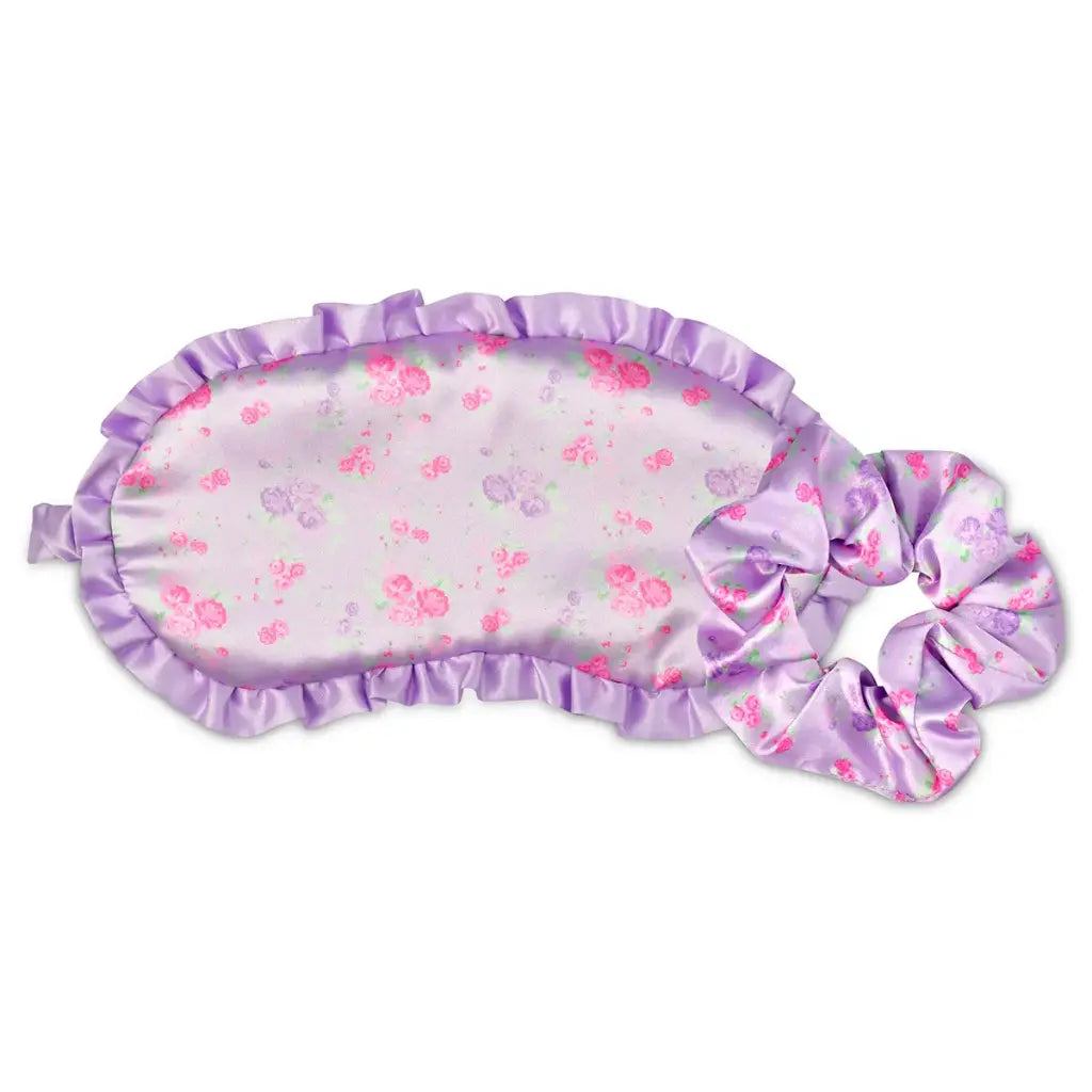 ISCREAM: FOREVER FLORAL EYE MASK AND SCRUNCHIE SET