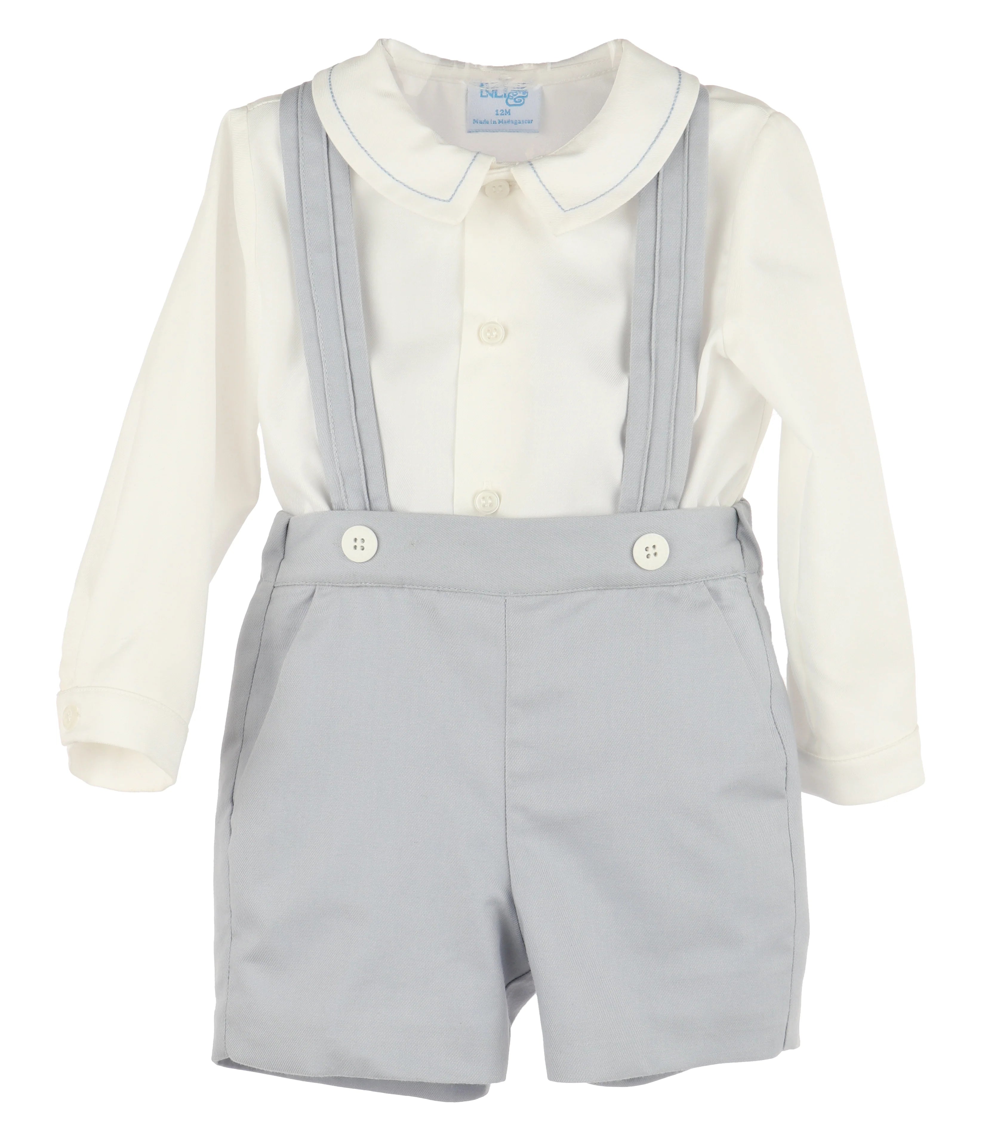 LULI AND ME: SUSPENDERS BOY SET