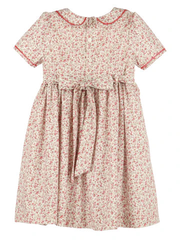 LULI & ME: MULBERRY FLORAL DRESS