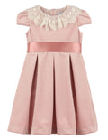 LULI & ME : DELUXE VELVET DRESS ROSE