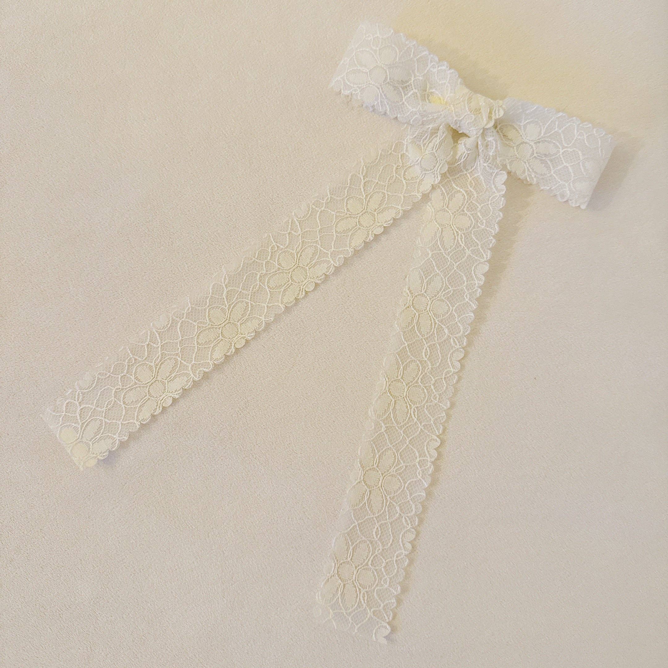 Ellison + Young : Lace Belle Bow Hair Clip