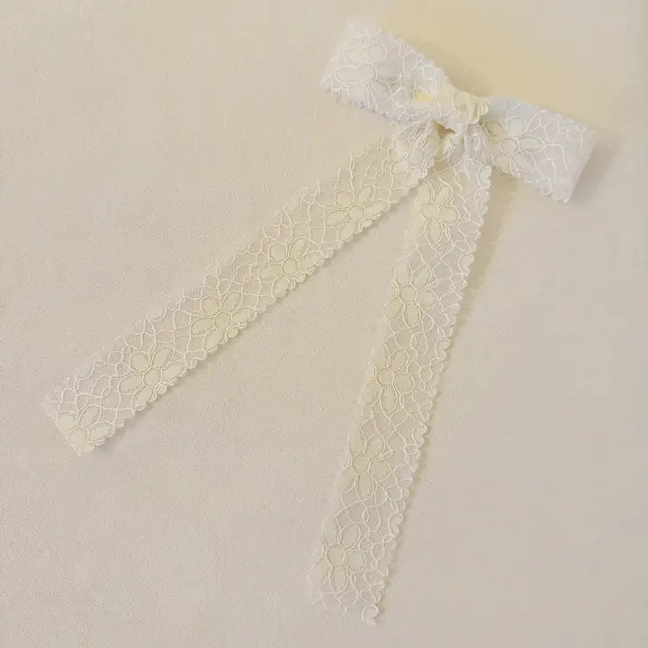 Ellison & Young: Lace Belle Bow Hair Clip