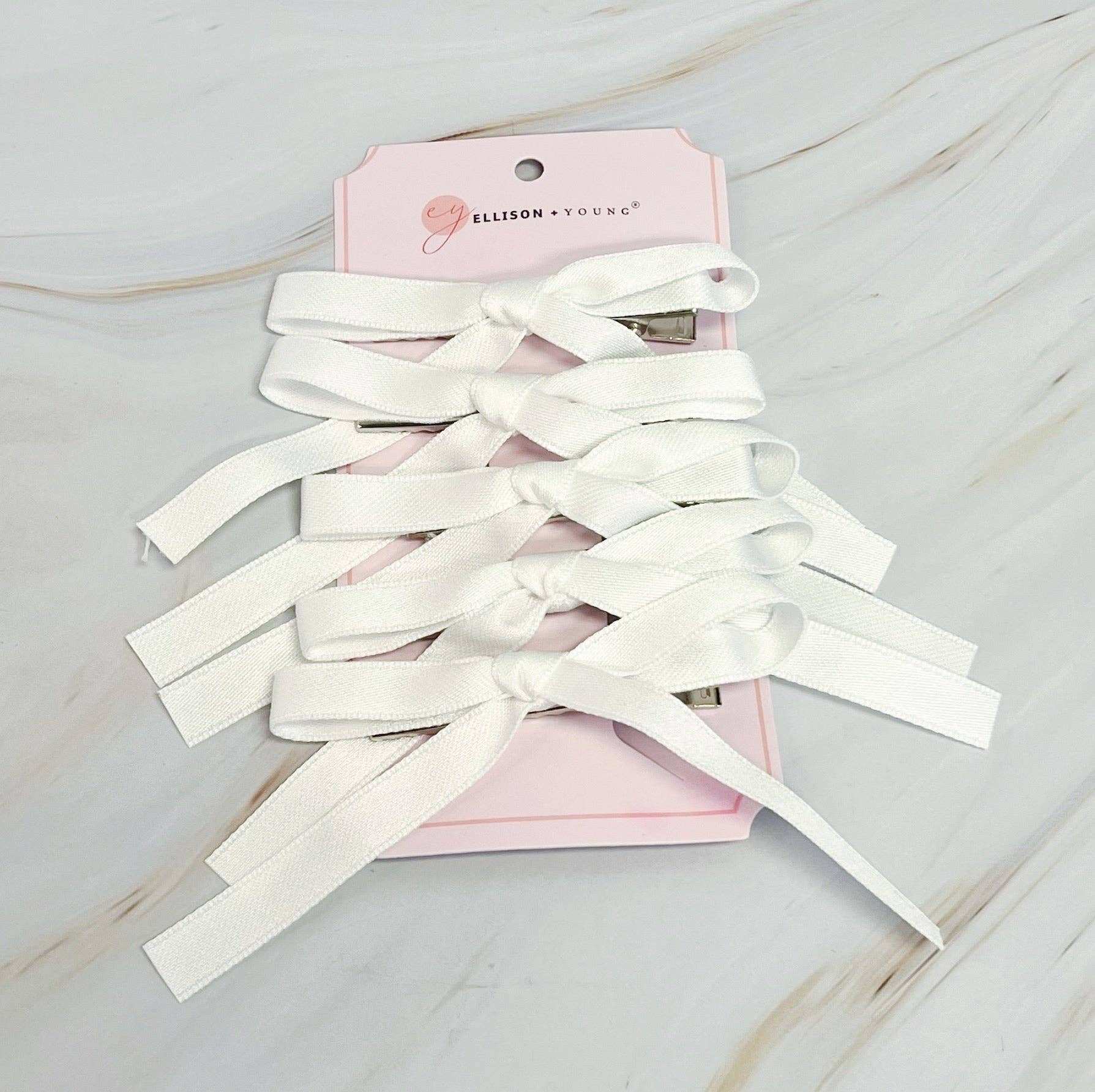Ellison & Young : Solid Bow Hair Clip