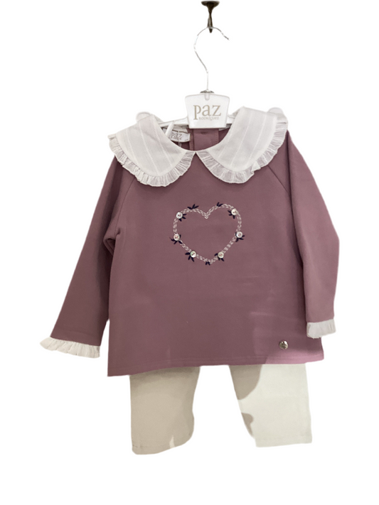 PAZ: VIOLETA HEART SET