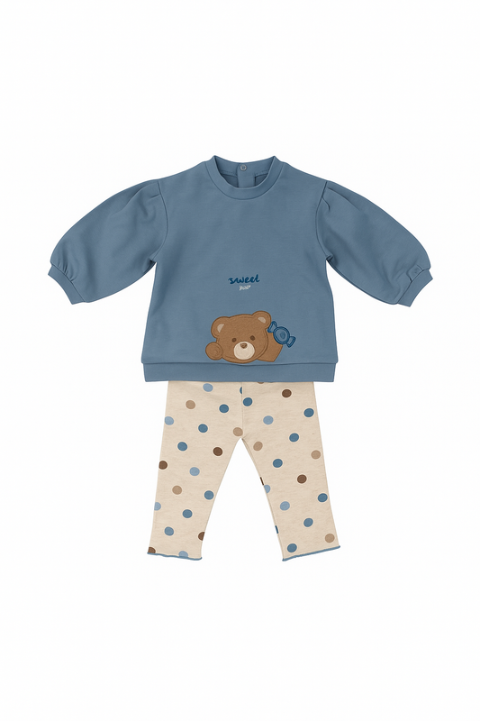 MAYORAL: BLUE TEDDY SET