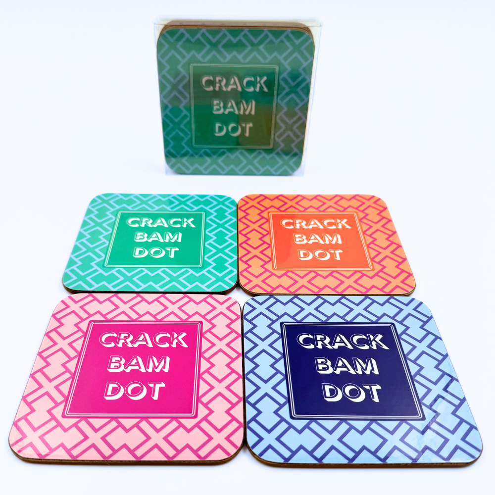 Mahjong Coasters Set of 4