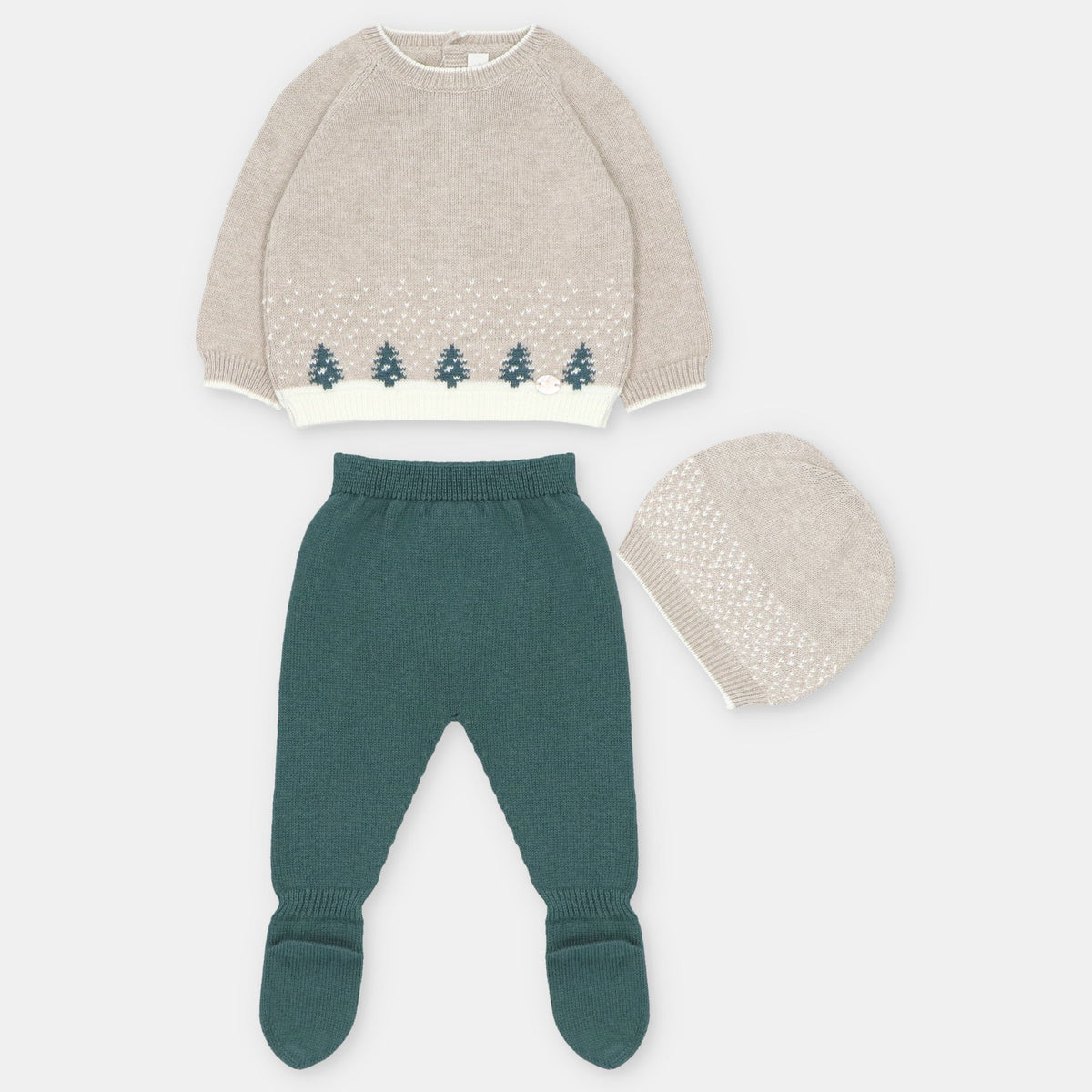 Martin Aranda : Set - Top, Leggings W/Feet & Hat Trees
