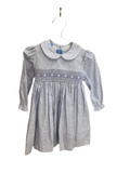 ANAVINI: blue & ivory liberty floral float dress
