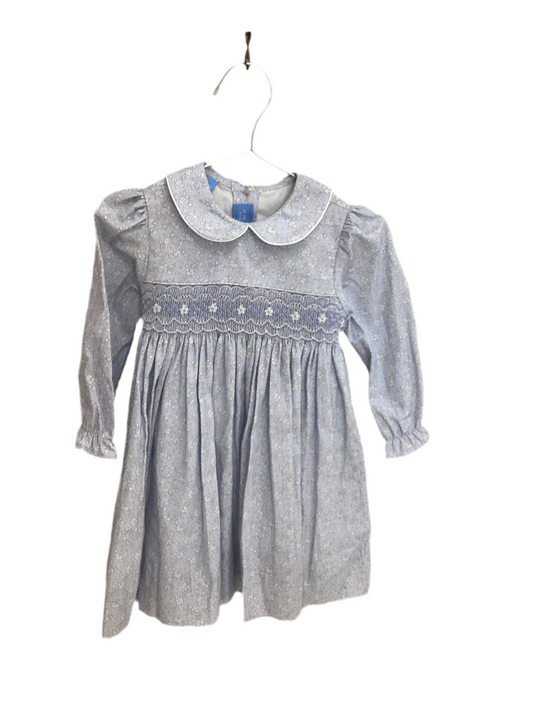 ANAVINI: blue & ivory liberty floral float dress