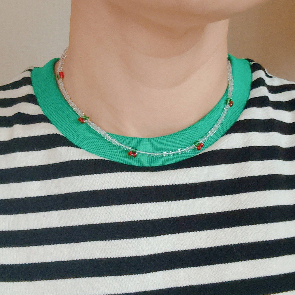 Ellison & Young : Cherry Dotty Beaded Necklace