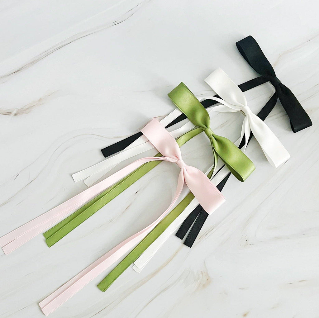 Ellison + Young : Ballerina Slim Bow Hair Clip