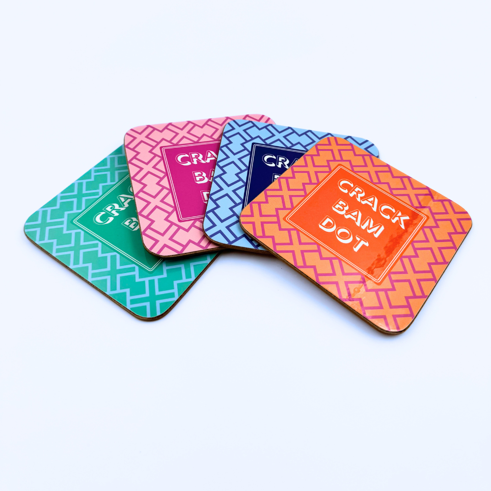 Mahjong Coasters Set of 4