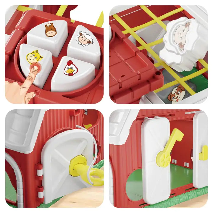 Farm Animal House Musical Barn - Interactive Farm Toy