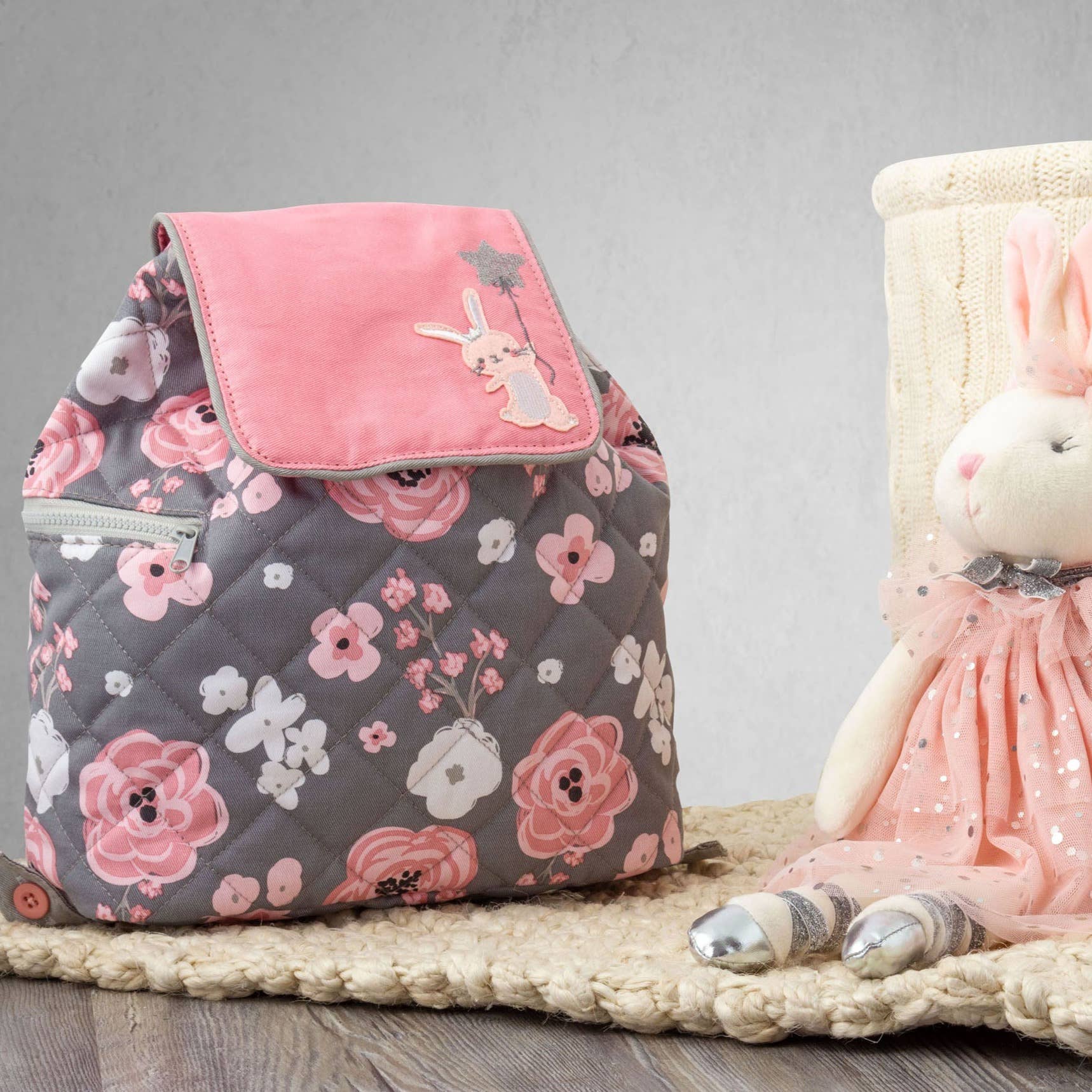 Quilted Baby Backpack