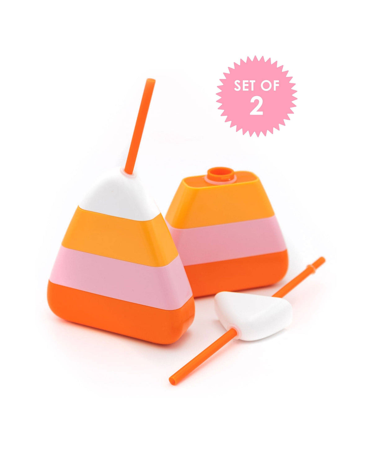 Packed Party : Candy Corn Sipper Cup, 2 pack, 14oz