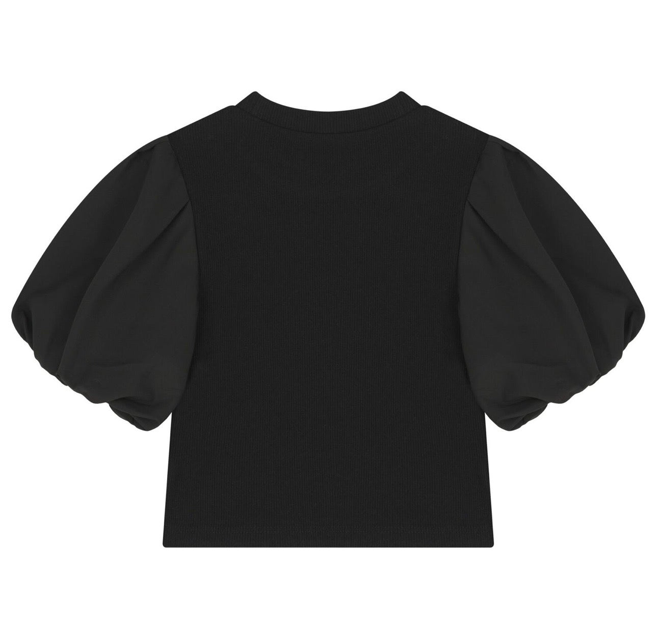 Mayoral: Girl Puff Sleeve Ribbed Top