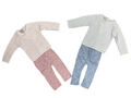 PAZ RODRIGUEZ: “MASIA” STRIPPED KNIT LEGGING SET
