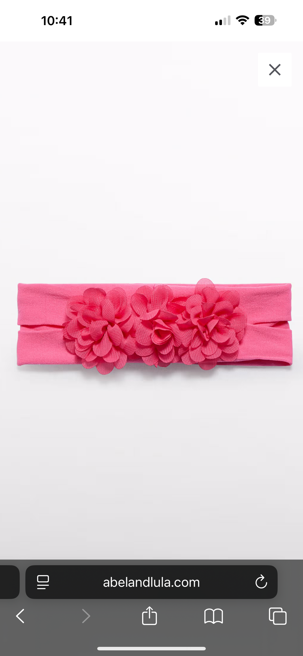 Abel & Lula: Baby Floral Headband