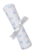 KISSY KISSY: BLUE TEDDY BEAR TIME-BLANKET PRT