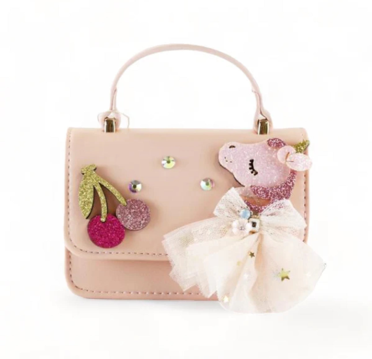 DOE A DEER : UNICORN & CHERRY APPLIQUE