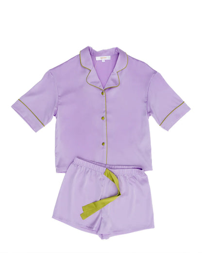 Sunshine Society : Silky Lavender Pj Set