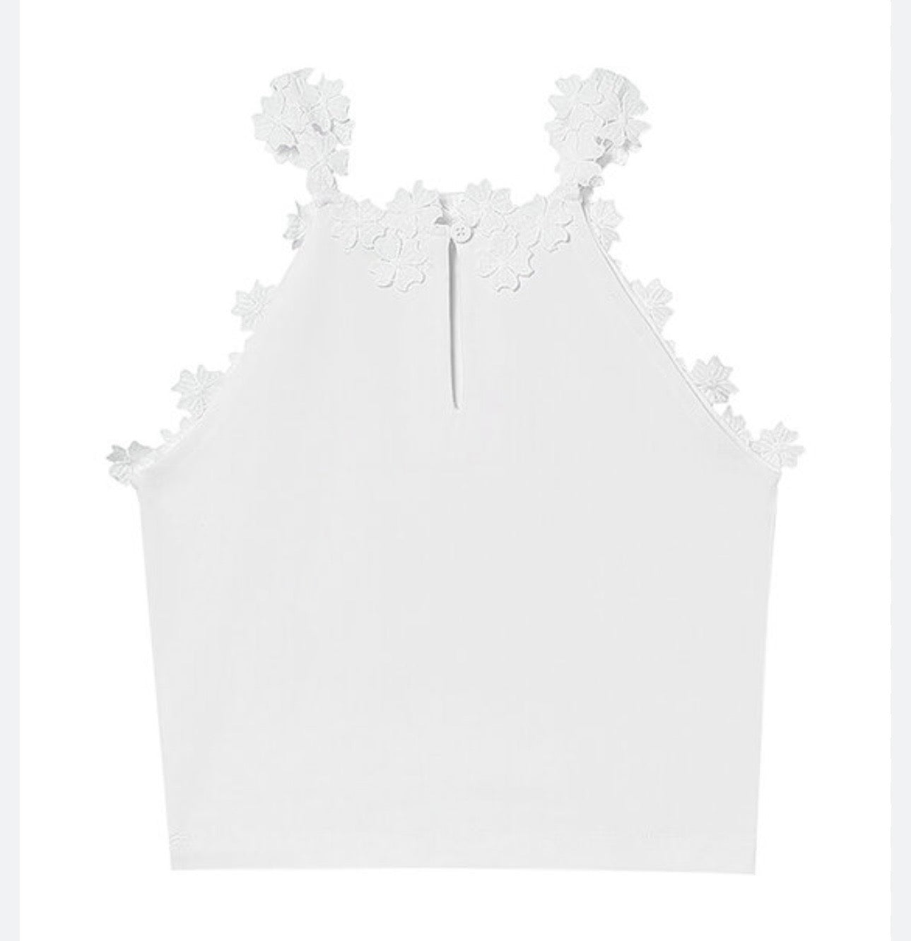 MAYORAL : Girls Floral Applique Tank Top