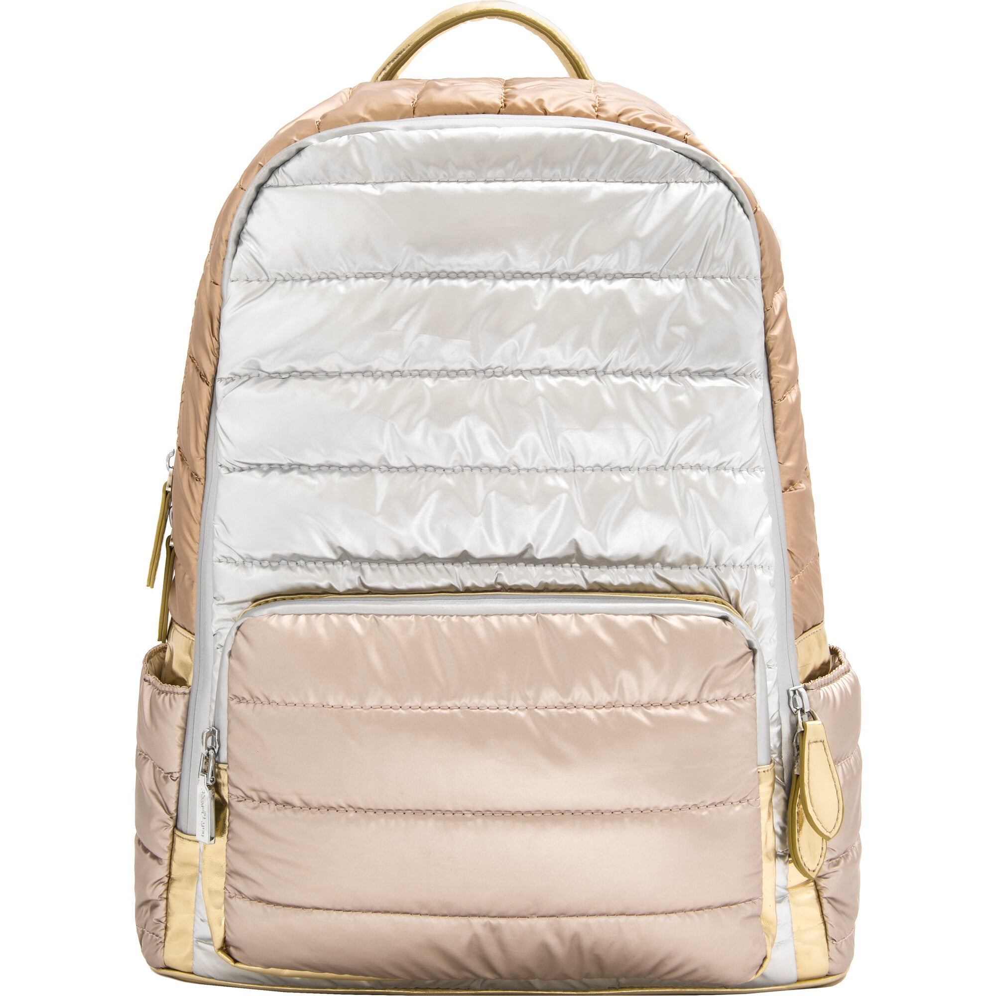 BARI LYNN: MULTI TONE PUFFY BACKPACK