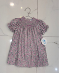 Lavish Floral Smock Bishop Lilac