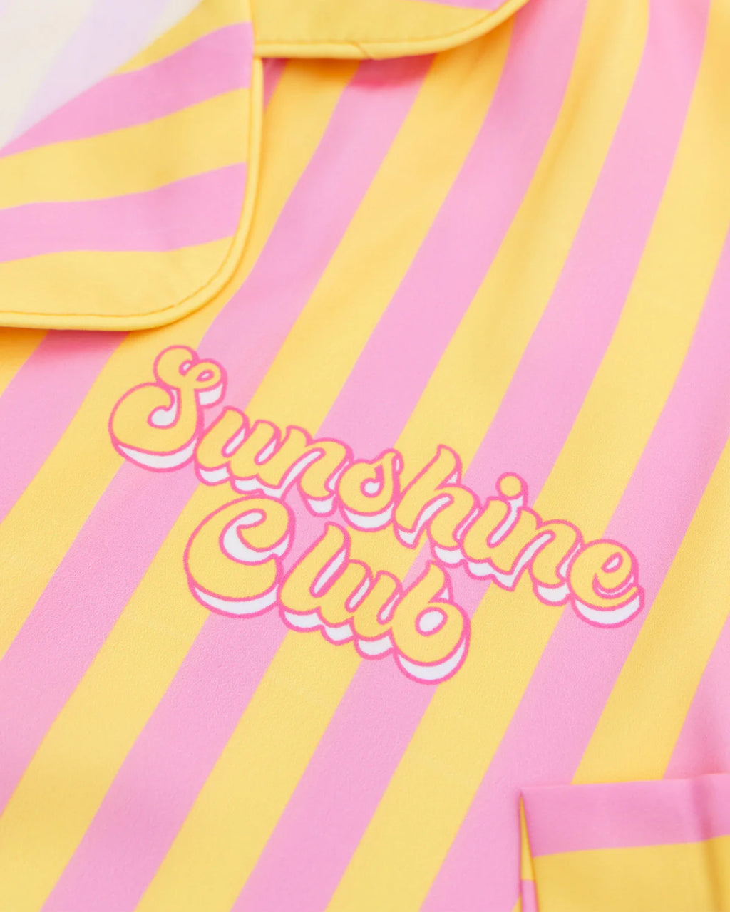 Sunshine Society : Silky Sunshine Club Pj Set