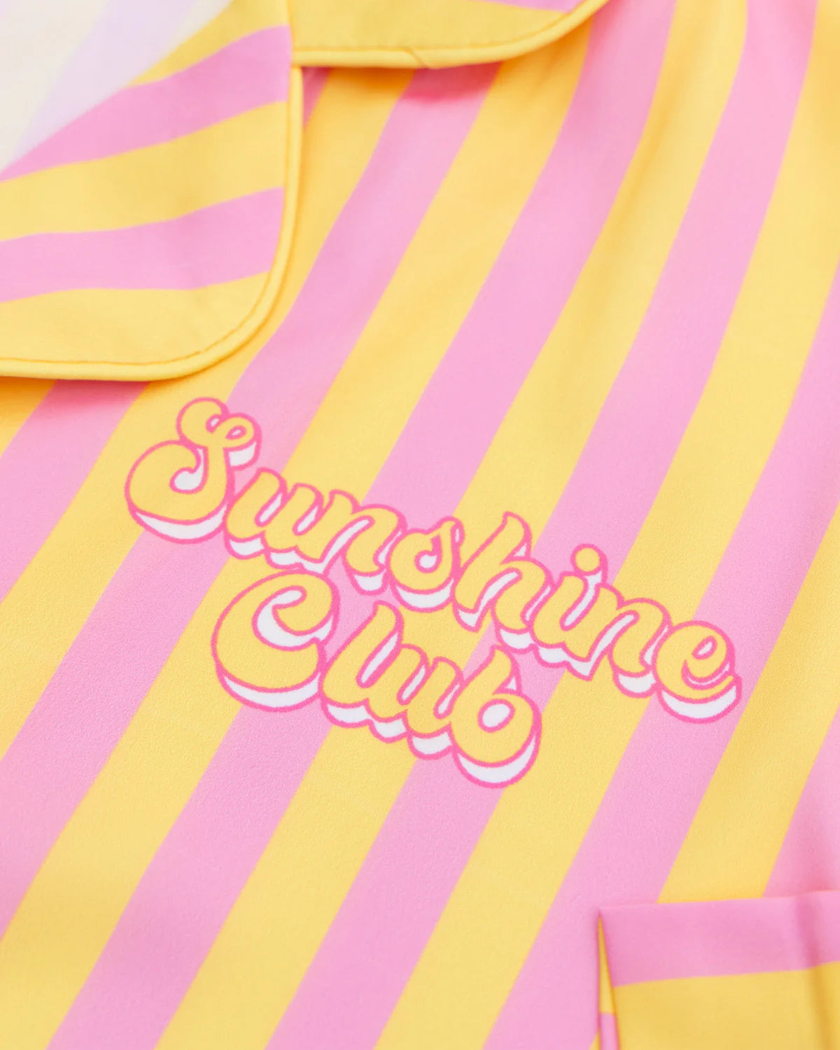 Sunshine Society : Silky Sunshine Club Pj Set