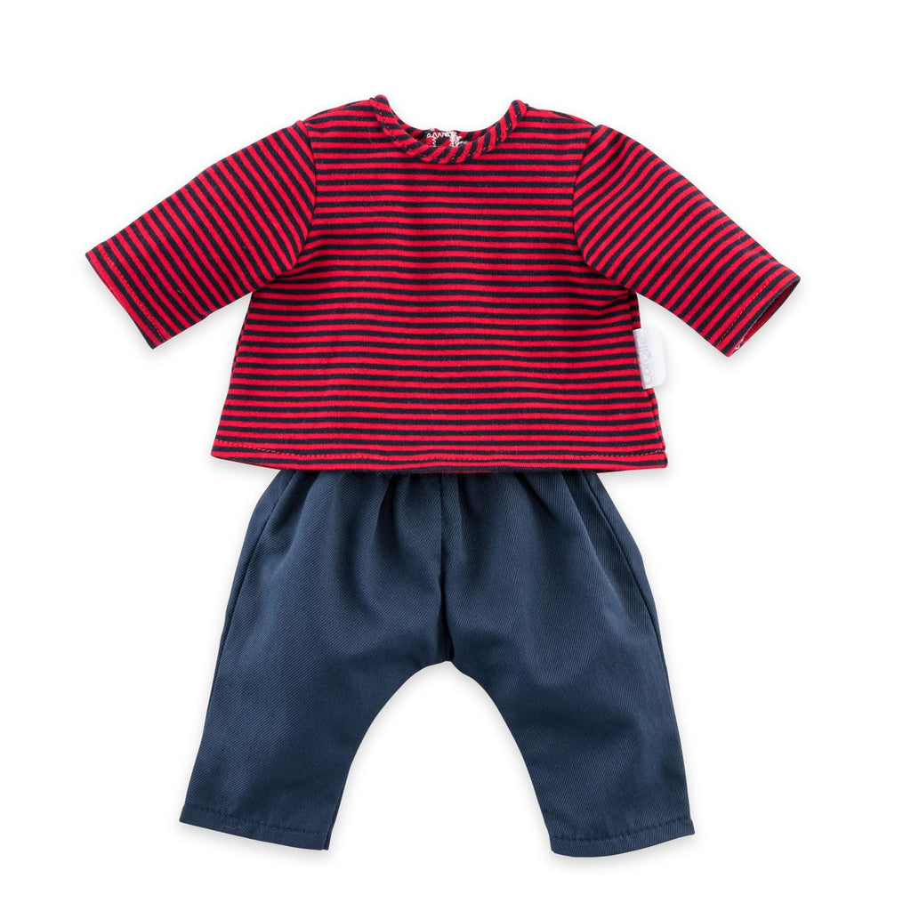 COROLLE Striped T shirt and Pants for 14inch Baby Doll