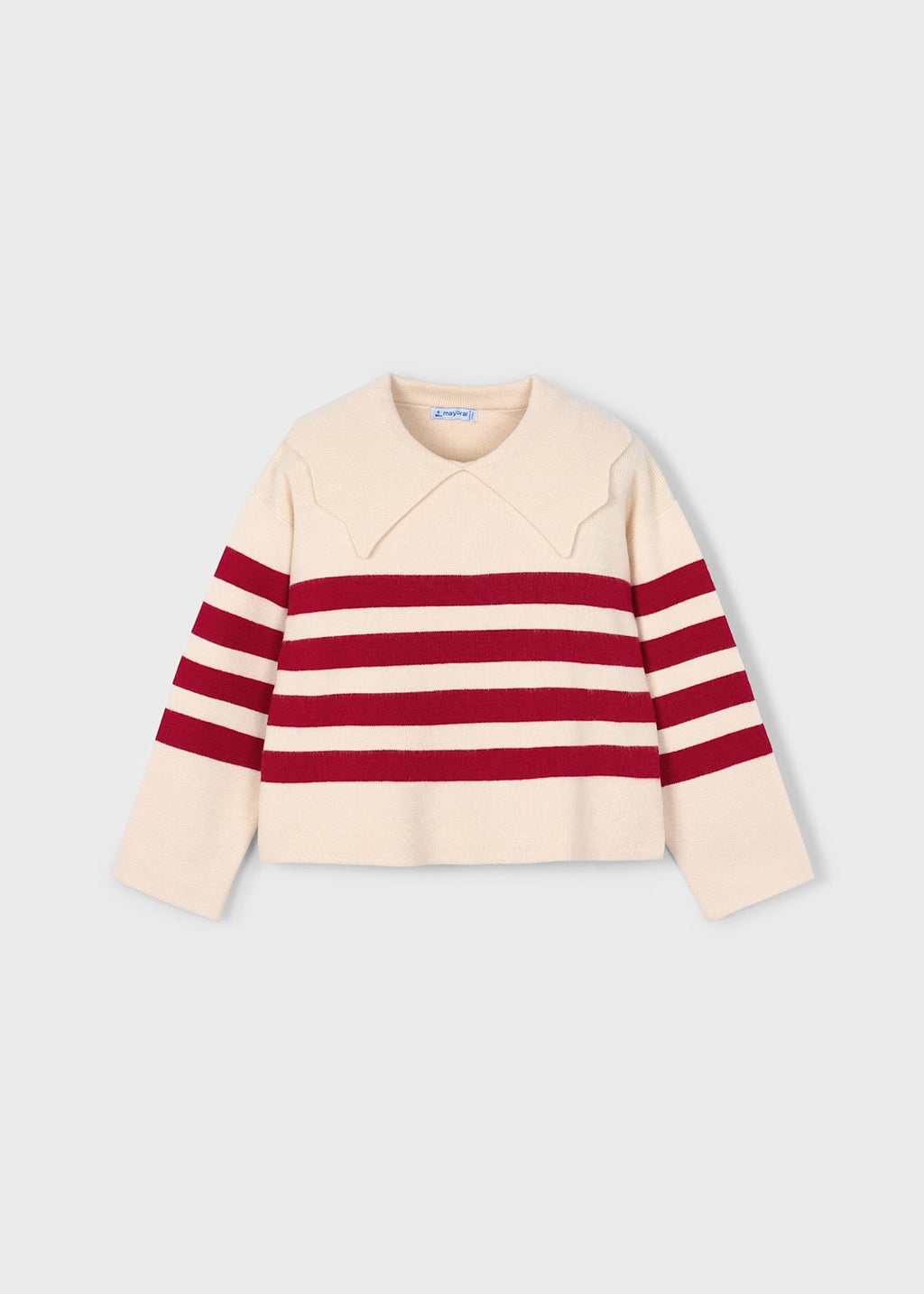 MAYORAL: 3 PIECE STRIPED SWEATER SET