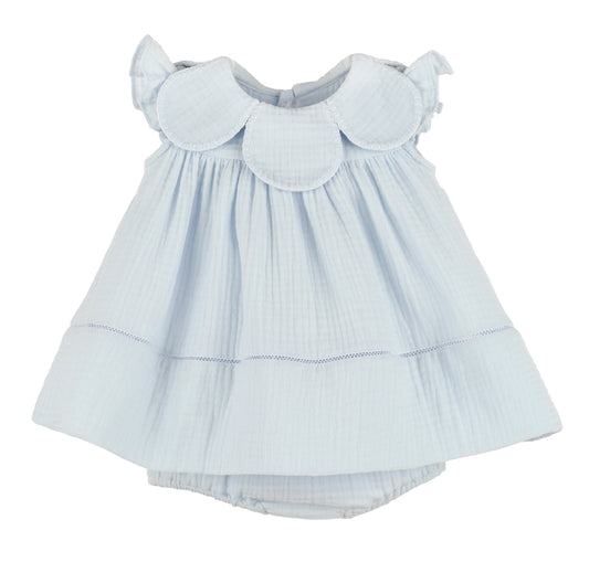 SOPHIE & LUCAS : CUDDLE COTTON PETAL FLOAT BLUE