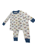 KISSY KISSY: Construction Pajama Set Snug PRT