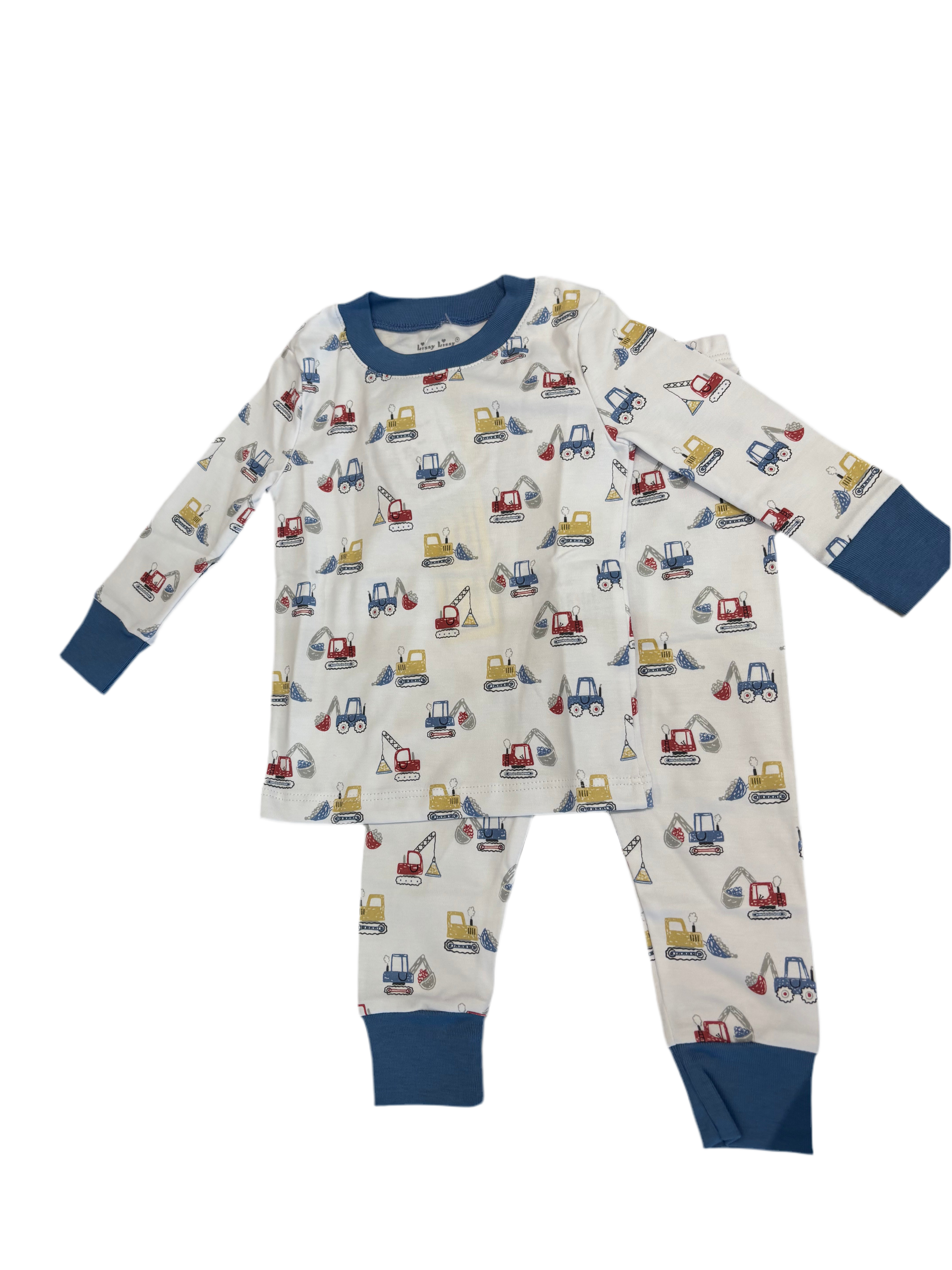 KISSY KISSY: Construction Pajama Set Snug PRT