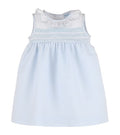 LULI & ME : STRIPES COMBO SMOCKED DRESS