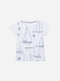 Patachou : BOY SAILBOAT T-Shirt