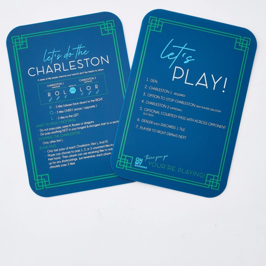 OH MY MAHJONG: BLUE SHUFFLERS