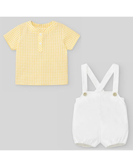 Yellow Boy Romper