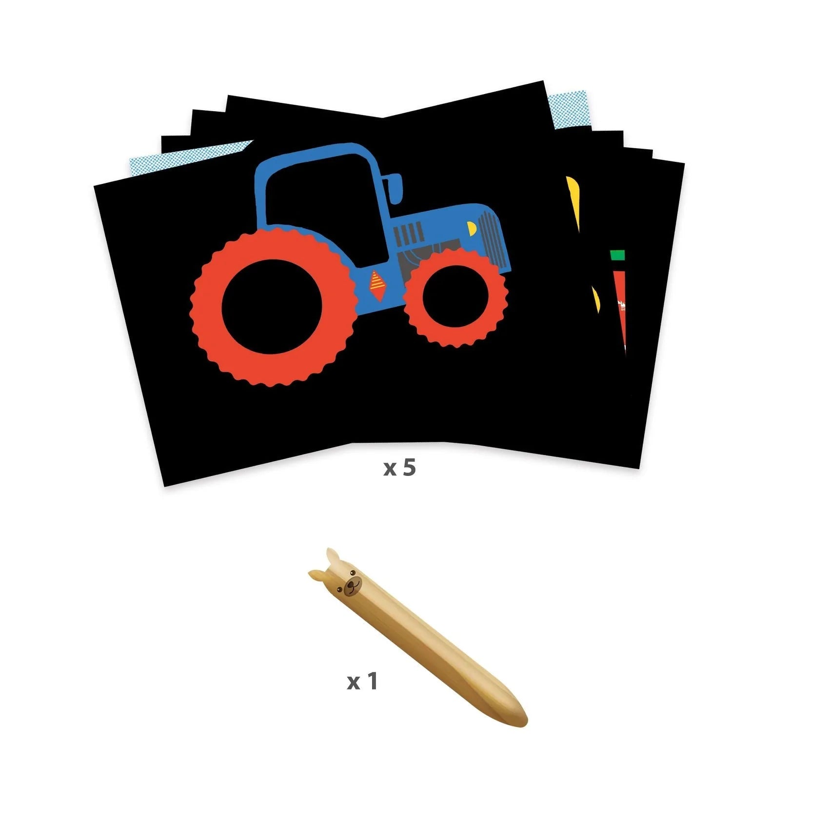 DJECO: PG Scratch Cards Vehicles