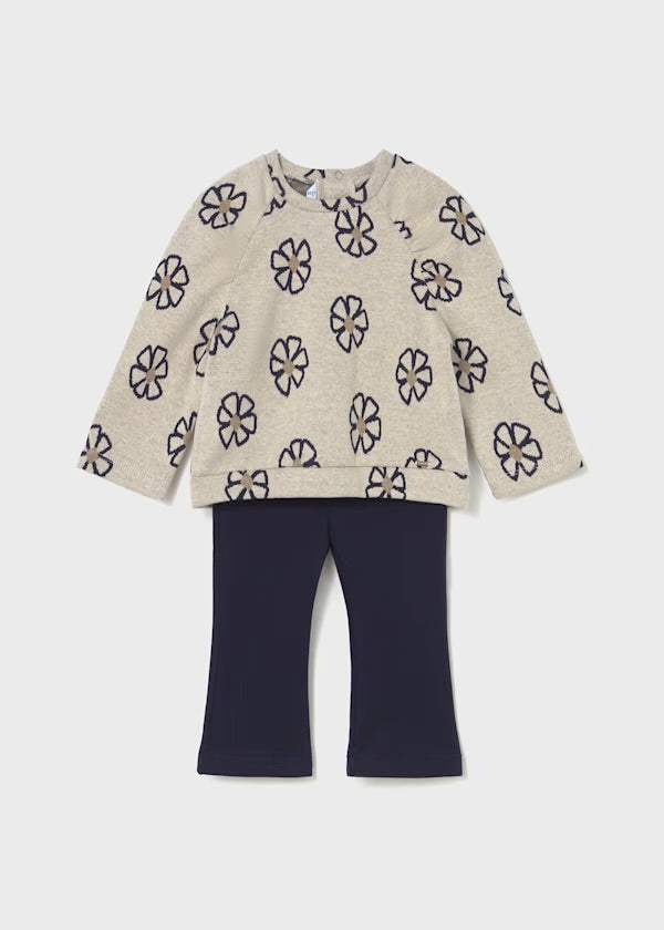 MAYORAL: BABY FLORAL SET