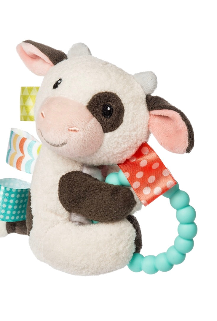 MARY MEYER: Taggies Buttercup Cow Teether Rattle