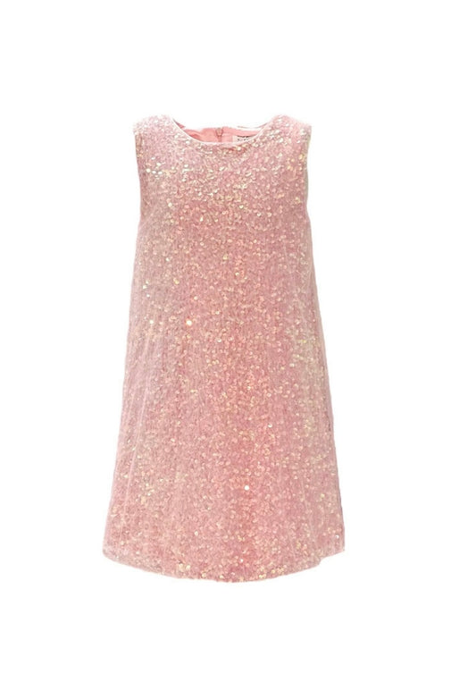Rose Shimmer Dress