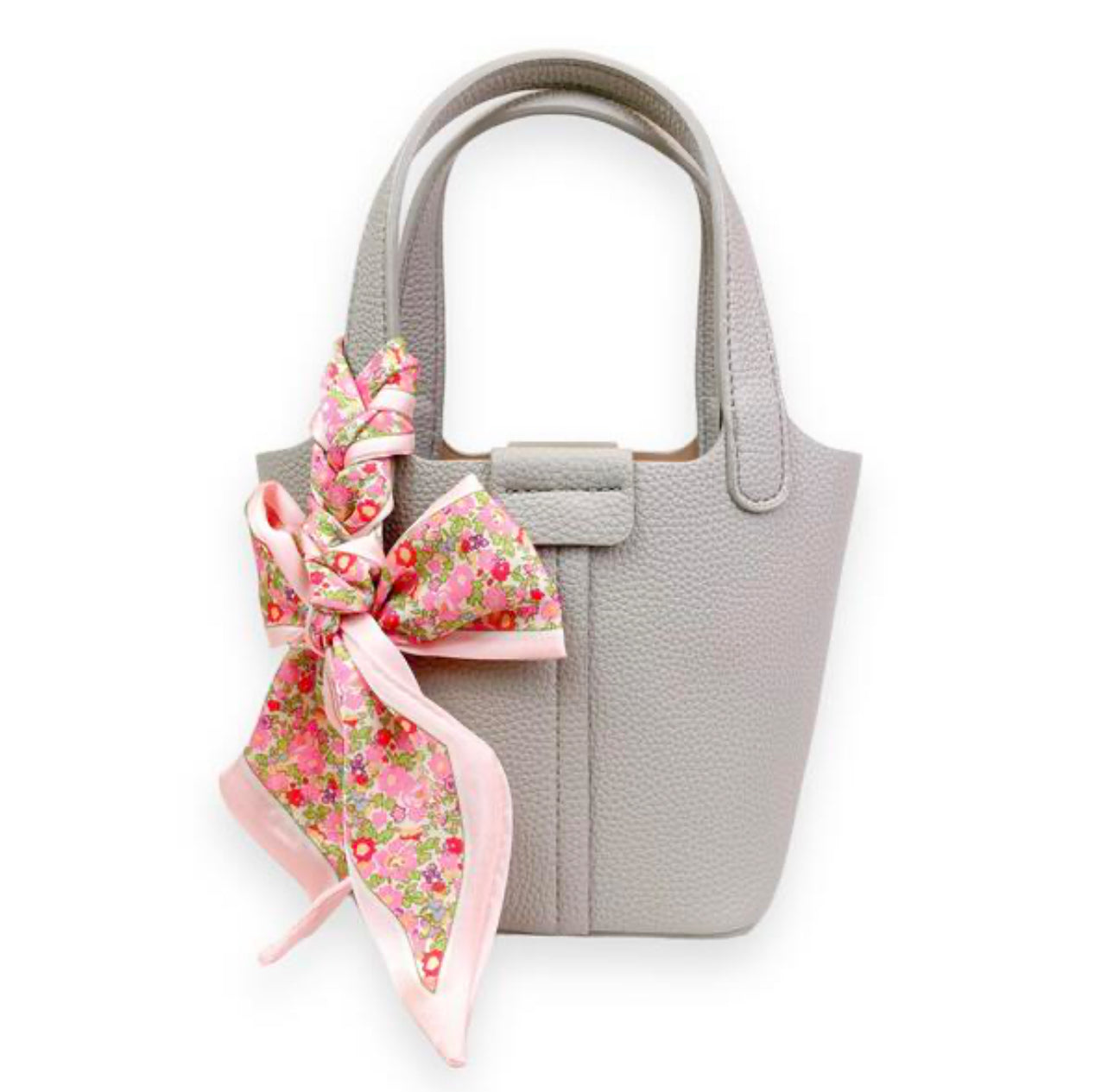 DOE A DEER : SATCHEL GREY BAG W/SCARF