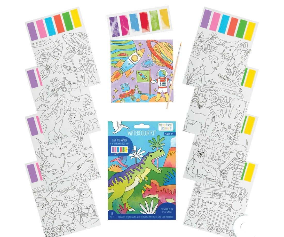 Stephen Joseph Wild Adventure Watercolor Art Kit